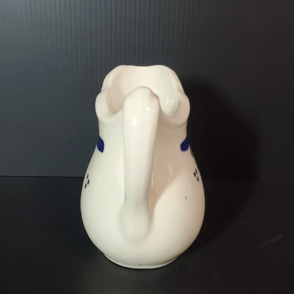 Vintage Hartstone Pottery USA  1980's BLUEBERRY PATTERN‎ CREAMER MINT Condition